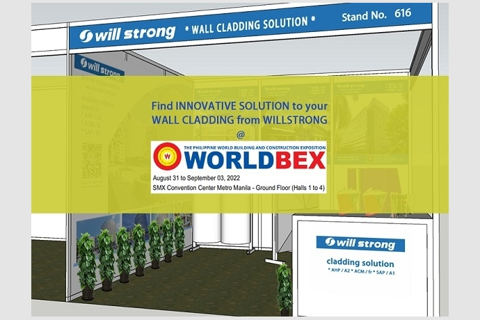 WILLSTRONG memamerkan solusi fasad inovatif di WORLDBEX di Filipina